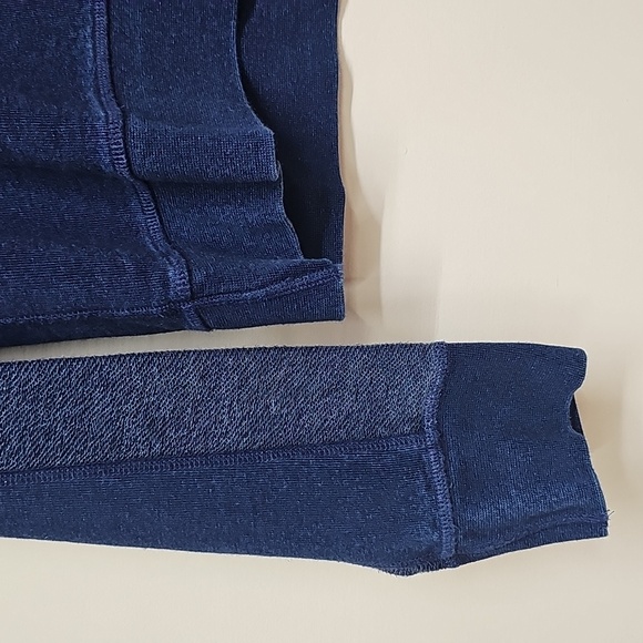 Rag & Bone Terry Sweatshirt, Heathered Indigo Blue, Size Medium, NEW - Picture 3 of 12